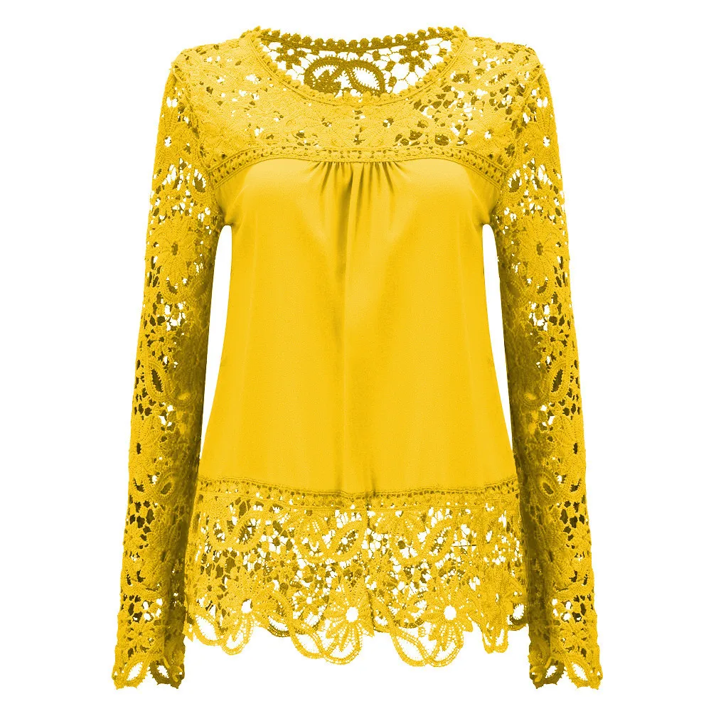 2020 кружевная Элегантная блузка женская рубашка топы XXXXL 5XL размера плюс модные