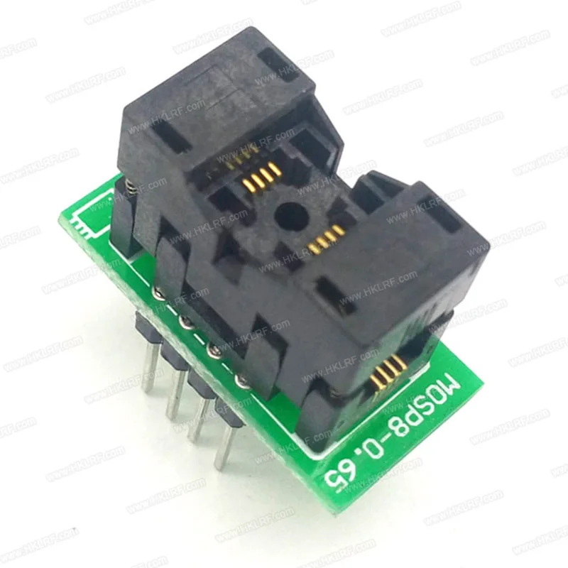 MSOP8 К DIP8 адаптер MCU тест IC разъем программист адаптер для RT809H RT809F TL866CS TL866A TL866II EZP2010 EZP2013 XELTEK