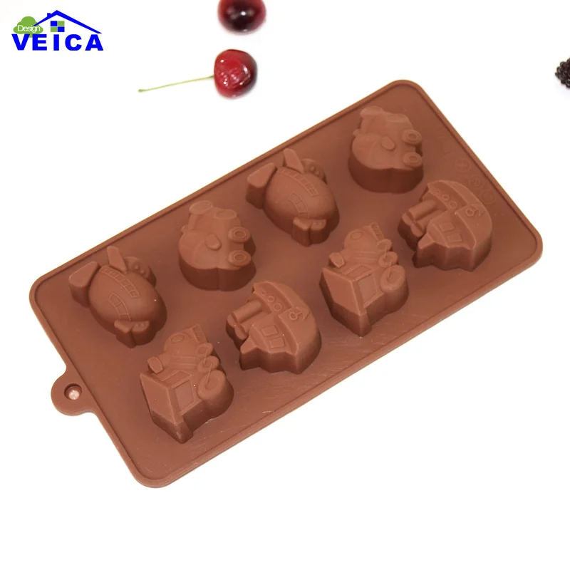

1PCS Silicone chocolate mold,cookies mold, Transportation Shape Fondant Cake Tools, Cake Decorating