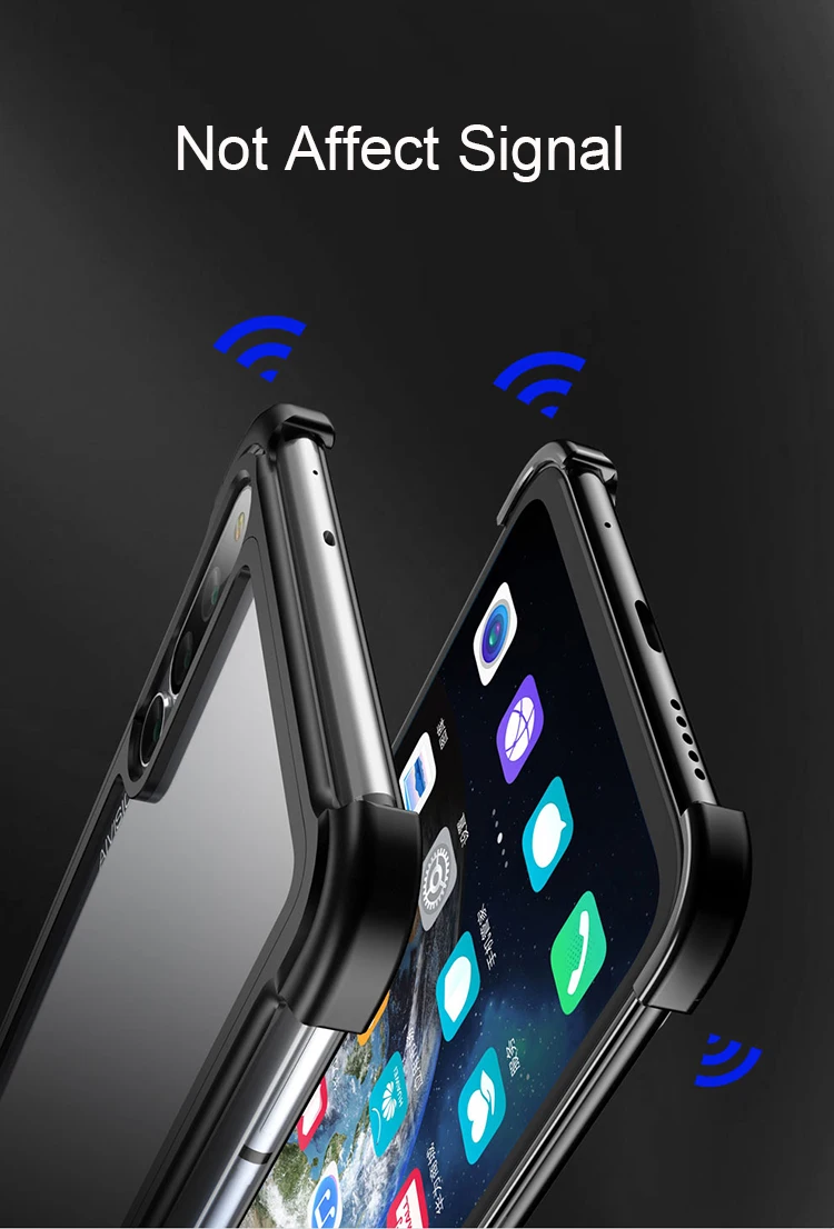 OATSBASF, дизайн Push-pull, металлический чехол для Honor Magic 2, защитная задняя крышка для Honor Magic 2, противоударный чехол-бампер