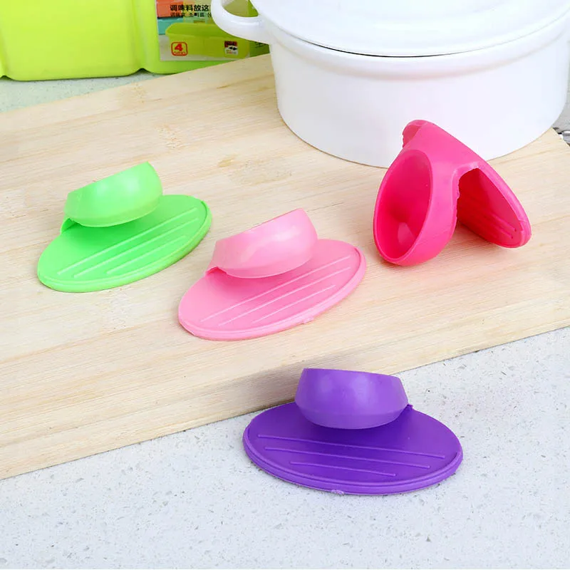 

2 PC Protective Hand Clips Kitchen Gadgets Baking Accessories Multifunction Anti-Hot Gloves Insulation Finger Sets