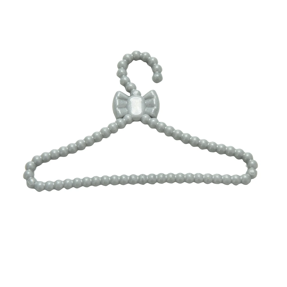 10 шт./лот мини серые вешалки платье Одежда Аксессуары для кукол | Игрушки и хобби