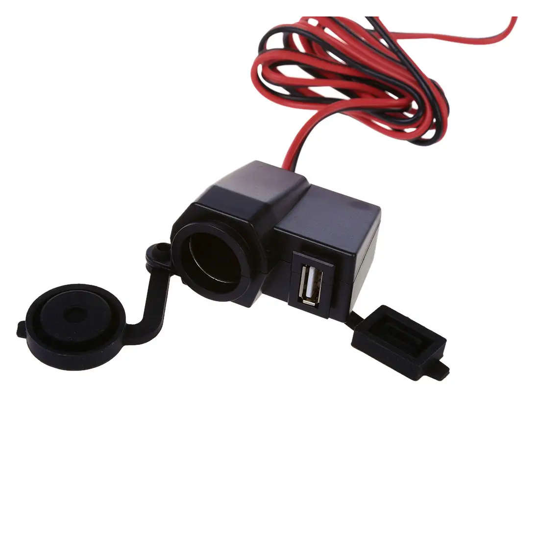 Авто Etanche Prise Allume Cigare DC 12V 1A USB 5V адаптер для Moto voiture Chargeur|prise allume cigare|12v usb 1aprise cigare |