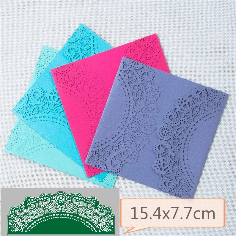 Wedding Circle Lace Bow Metal Steel Cutting Dies Stencils for Scrapbooking Card Making New Etched Embossing Die Cuts