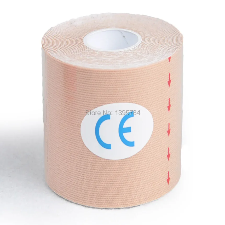 Эластичная хлопковая самоклеящаяся лента 7 5 см м|sport tape|kinesiology kneeelastic bandage sport |