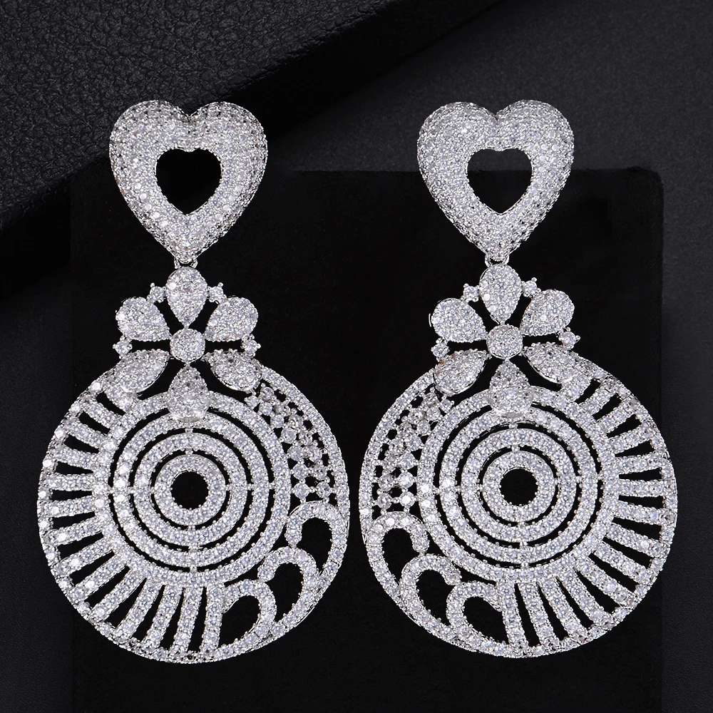 Missvikki круглые серьги с подвеской в виде сердца новый дизайн богемное винтажное