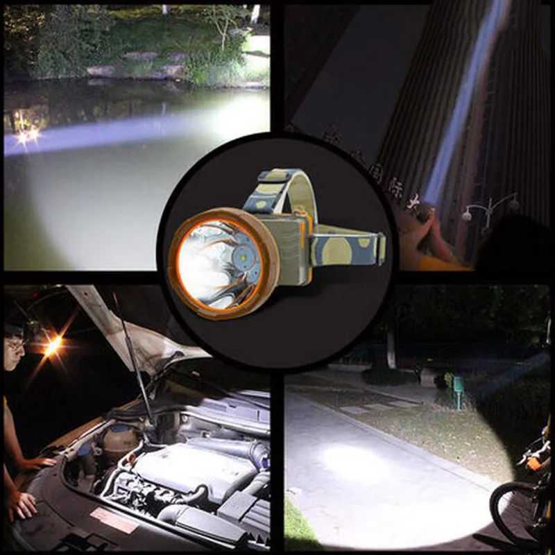 45 Вт светодиодный головной светильник мощный налобный фонарь Портативный