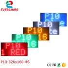 P10 Открытый водонепроницаемый один красный белый синий зеленый желтый цвет прокрутка программа сообщение знак светодиодный модуль дисплея