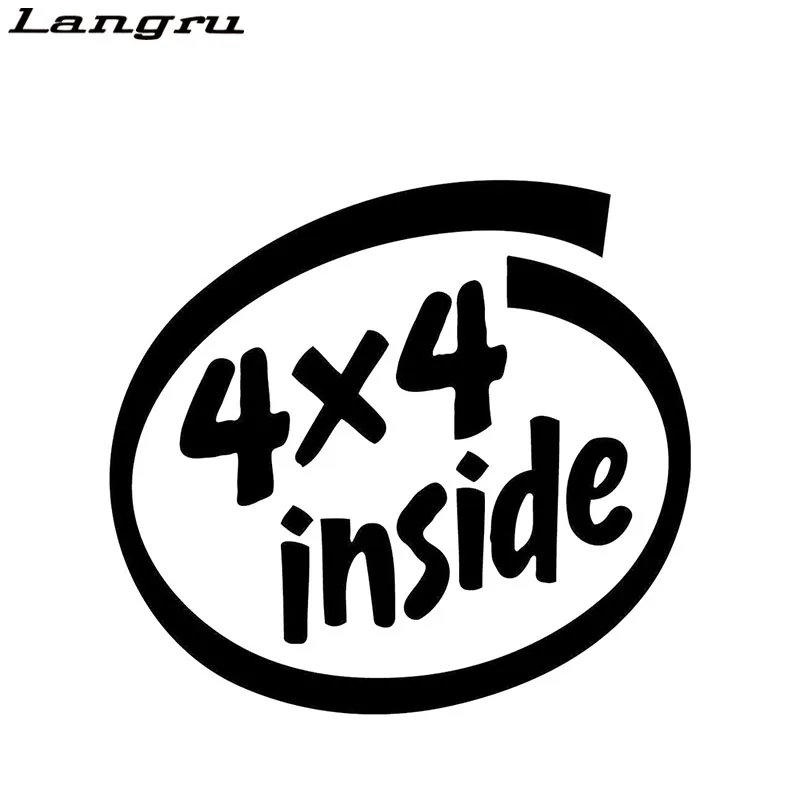 

Langru 4x4 внутри Оригинальная виниловая наклейка автомобильная наклейка Аксессуары для стайлинга автомобиля декоративный Jdm