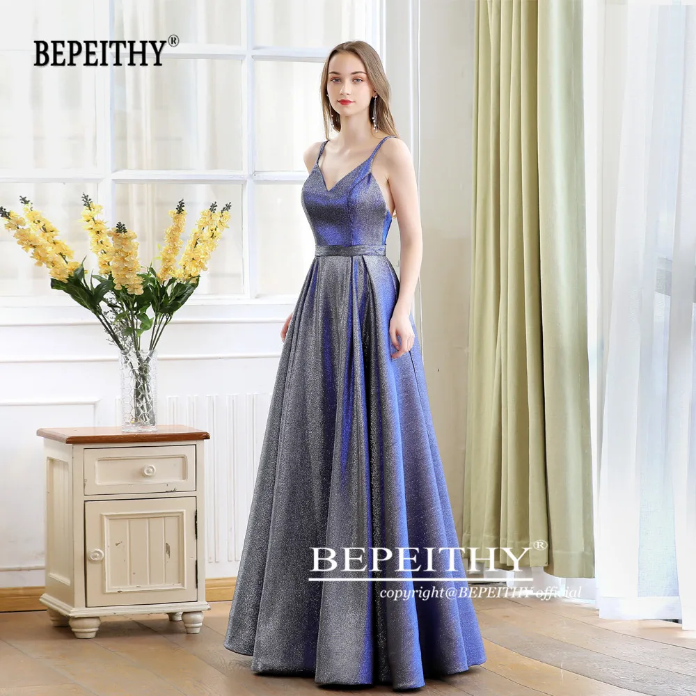 Robe De Soiree, отражающее платье, v-образный вырез, длинное вечернее платье, вечерние, элегантные,, трапециевидные, блестящие, выпускные платья с поясом