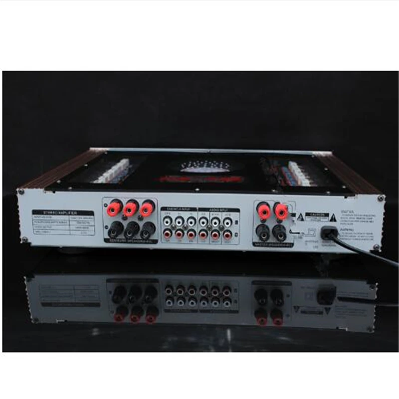 P-818U 400 Вт HIFI 5,1 канальный домашний аудио усилитель Kara OK профессиональный усилитель с картой/USB интерфейсом