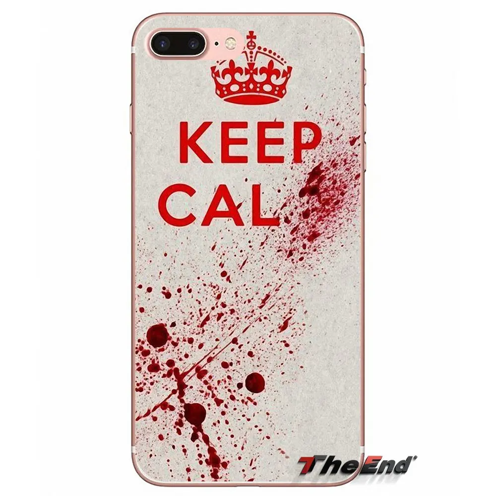 Keep Calm I'm медсестра Мягкий силиконовый чехол для iPhone X 4 4S 5 5S 5C SE 6 S 7 8 плюс samsung Galaxy J1