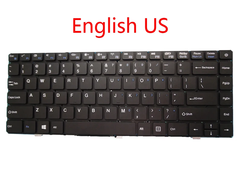 Ноутбук US RU FR KR UK Клавиатура для Prestigio для Smartbook 133S PSB133S01 Россия Английский Франция корейский Великобритания Новинка - Цвет: English US