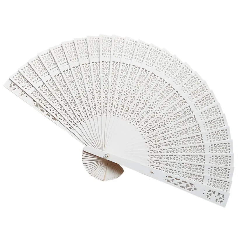 Openwork Carved Wooden Hand Fan Chinese Style Flower Decorative Wedding Dance Dress Accessories Han Costume Show J1 | Дом и сад