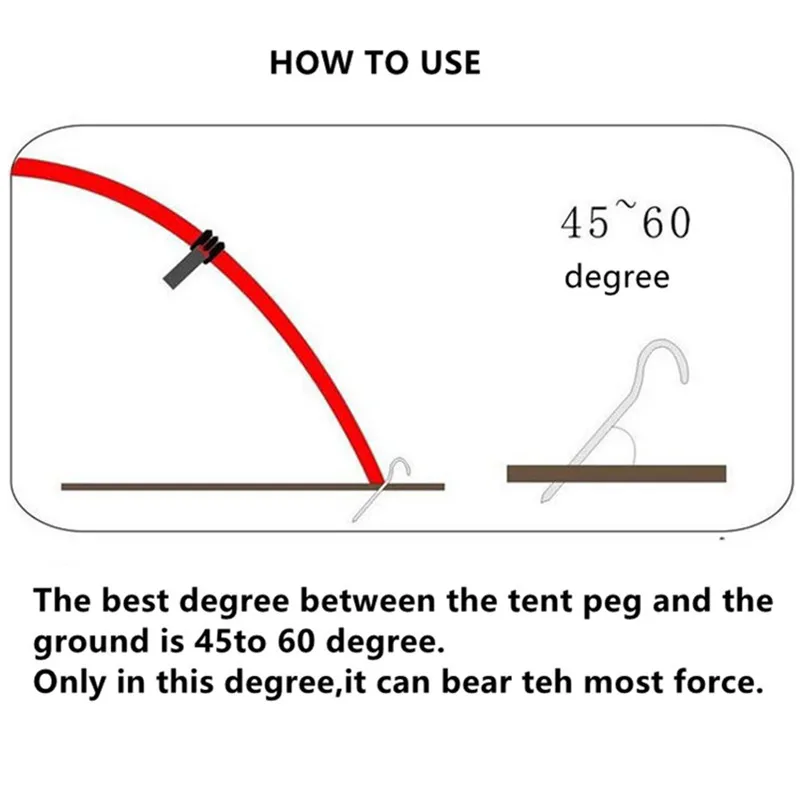 10 шт./лот тенты для кемпинга из титанового сплава прищепки ногтей пляжные