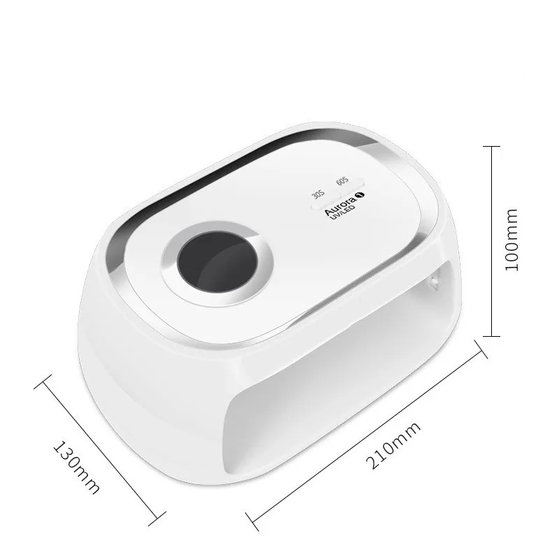 Умная 48 Вт УФ светодиодная лампа для ногтей Сушилка трапециевидная форма Ice UV