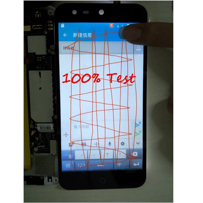 100% тест черного цвета на каблуках высотой 5 дюймов для ZTE Blade X5/лезвие D3 T630