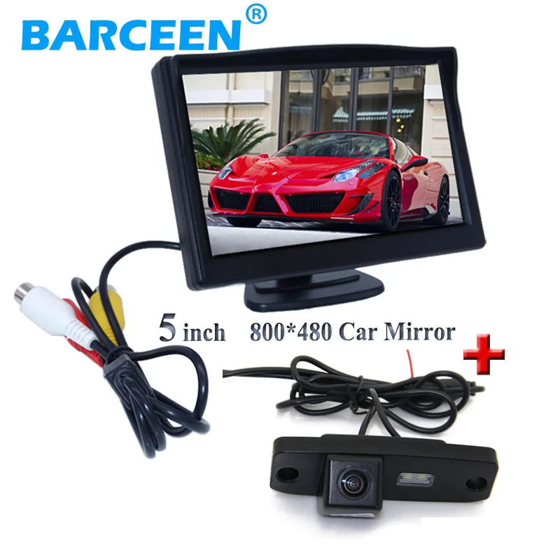 

5" car screen monitor lcd display +wire car rearview camera for Hyundai Elantra Terracan Tucson Accent/For Kia Sportage R 2011