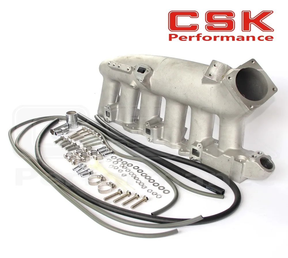 Литой алюминиевый впускной коллектор для Nissan 240SX RB25det RB25 Skyline R32 R33 R34 1989 1998|aluminum intake