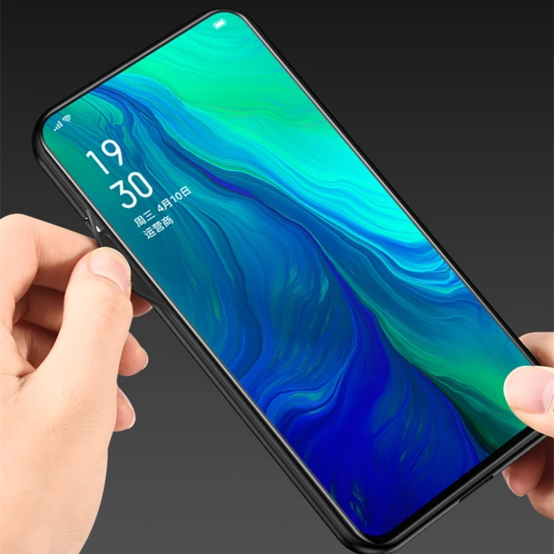 Для OPPO Reno чехол из ткани Простой Жесткий ПК задняя крышка для 10x zoom мягкий