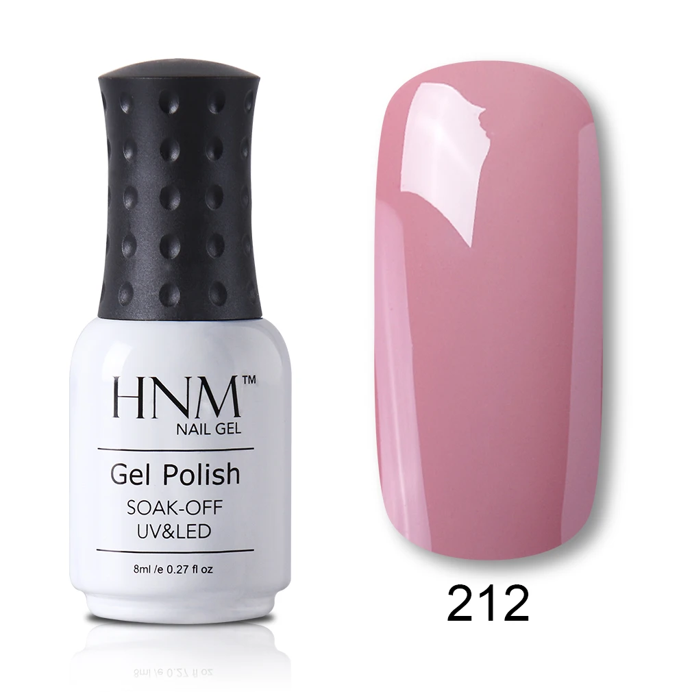 212 HNM 8 мл Лак для ногтей чистый Гель-лак для ногтей Vernis полуперманентное верхнее покрытие Базовое покрытие маникюрный лак штамповочная краска Гель-лак гибрид - Цвет: 212