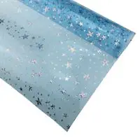 15pcs per lot 20,5*30 см, звезда прозрачная искусственная кожа из ПВХ ткани, DIY декоративные нотлук мешок ремесла, 15 шт./партия - Цвет: 15pcs per lot