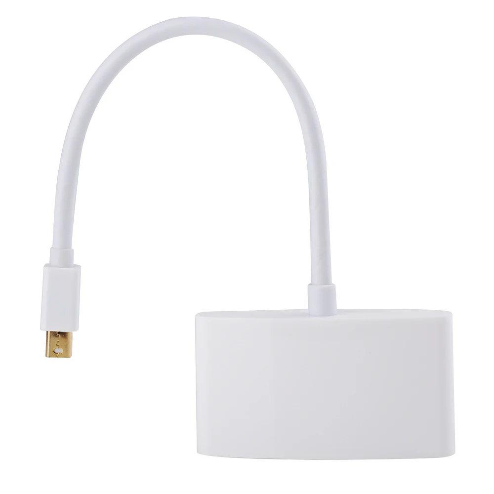 Позолоченные мини-порт дисплея мини-дп в жк-hdmi VGA адаптер кабель для imac Mac книга