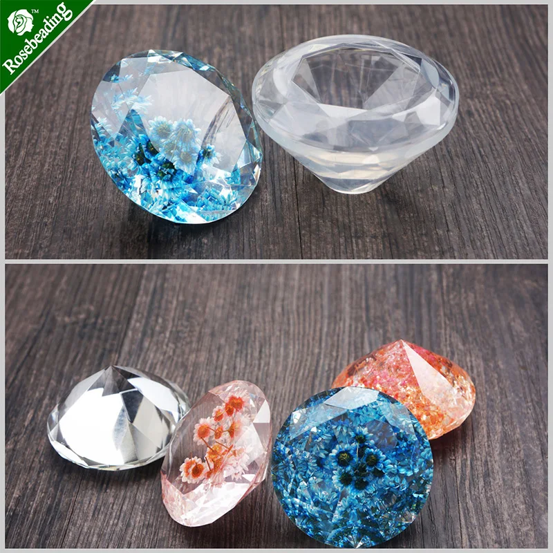 

1PC Silicone Mould Resin Decorative Craft DIY Mold Diamond Type