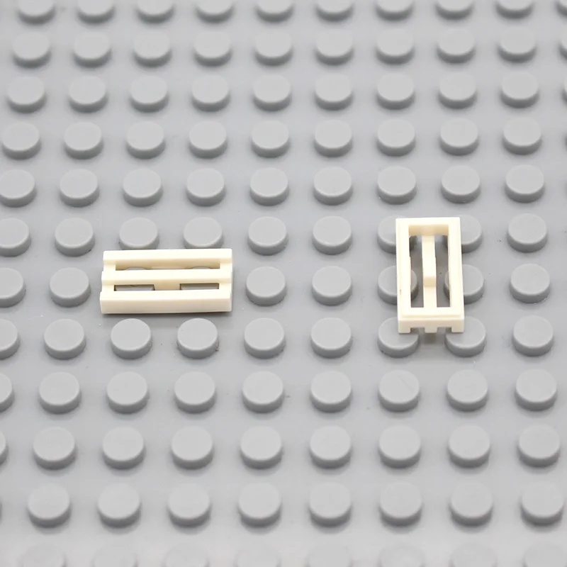 Мпц плитка Изменение 1X2 решетка 2412 параллельные линии DIY просветить конструкторных блоков, Детские кубики Запчасти совместим с собирает частицы - Цвет: Белый