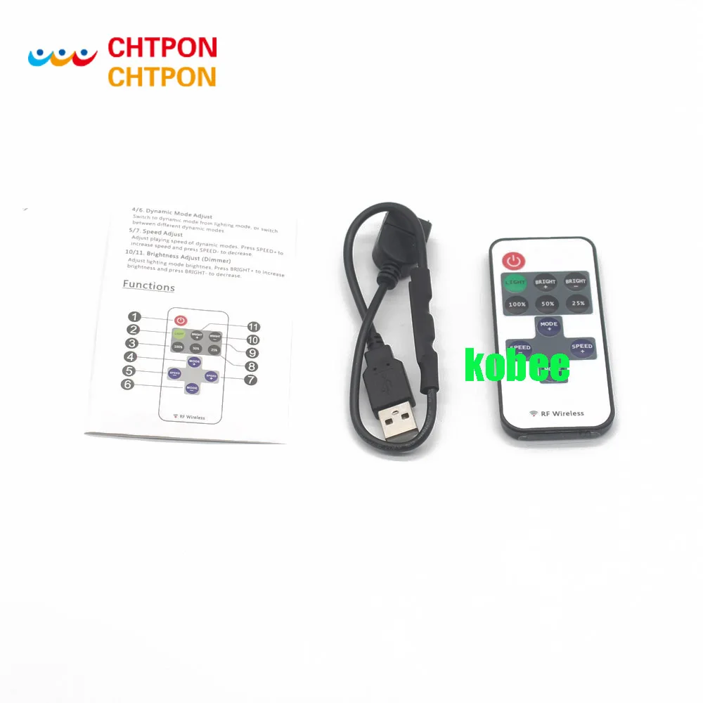 5V USB контроллер с 11 кнопками RF Беспроводной пульт дистанционного управления