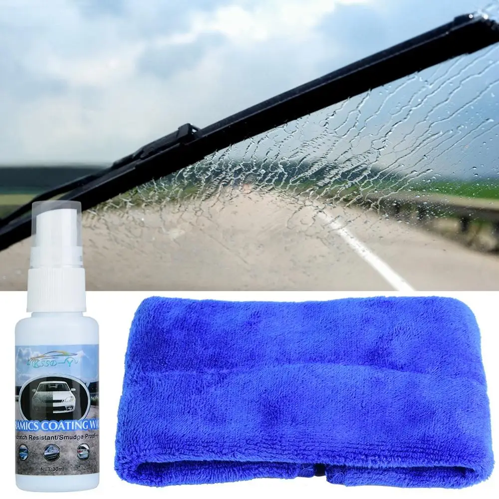 

30ml Car Anti-scratch Liquid Crystal Coating Spray Polish Kits With Towel clean renovation conservation three-effect integration