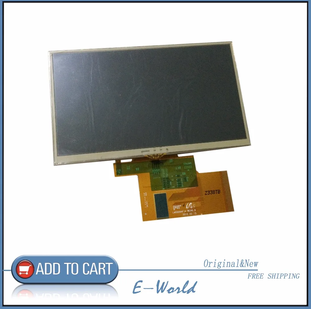 Оригинальный и новый 5-дюймовый LMS500HF14 LMS500HF14-004 TFT ЖК-экран с сенсорным экраном для