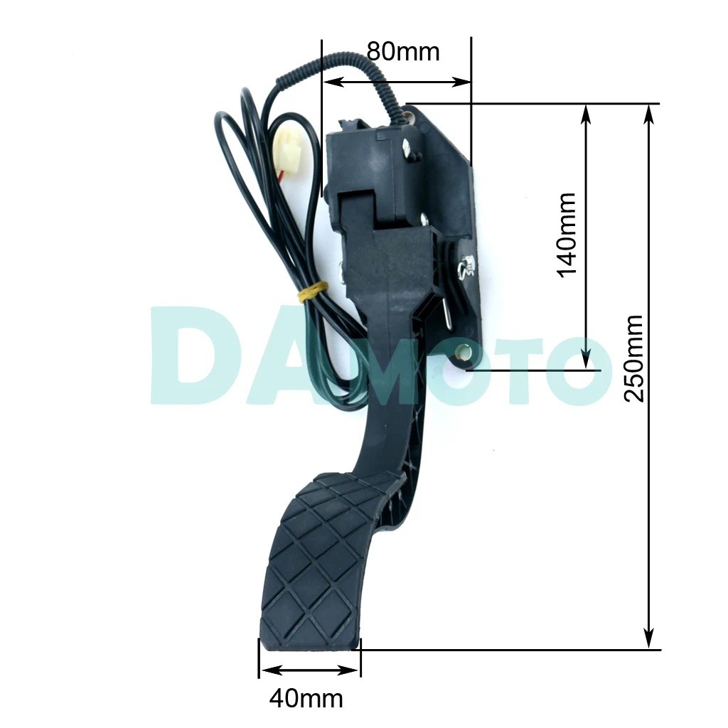 Ножная педаль дроссельная заслонка электрический автомобиль пластиковая ножная