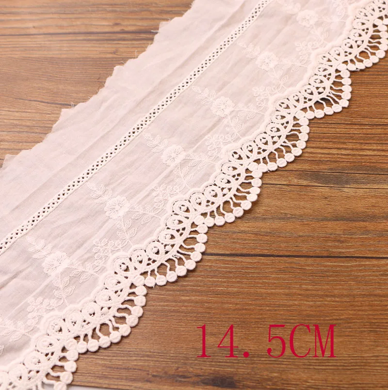 2 Yards16cm рубашки-поло для детей, хлопковые кружевные Швейные аксессуары для рукоделия ручной работы для одежды сумка свадебное украшение