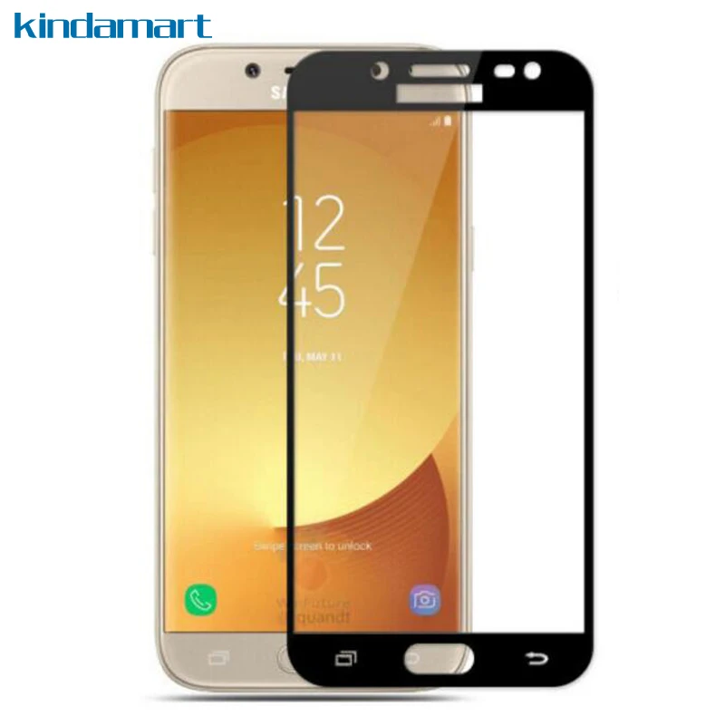 Закаленное стекло для Samsung Galaxy J5 2017 полное защитное на Pro Защита экрана | Мобильные