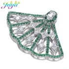 Juya, аксессуары для рукоделия, кубический цирконий, подвески для женщин, натуральные камни, жемчуг, изготовление ювелирных изделий