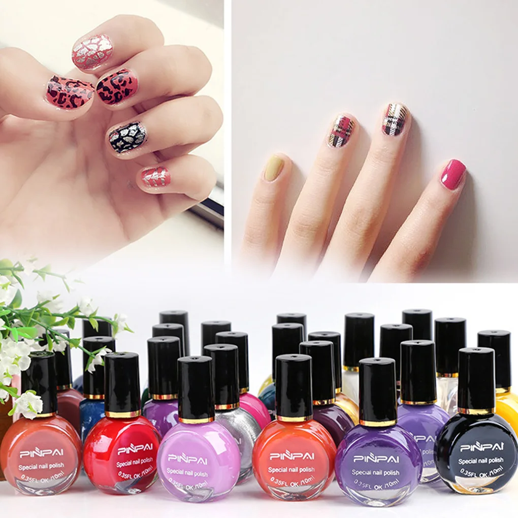 26 цветов новинка 10 мл цветной лак для ногтей женщин и девочек масляная наклейка