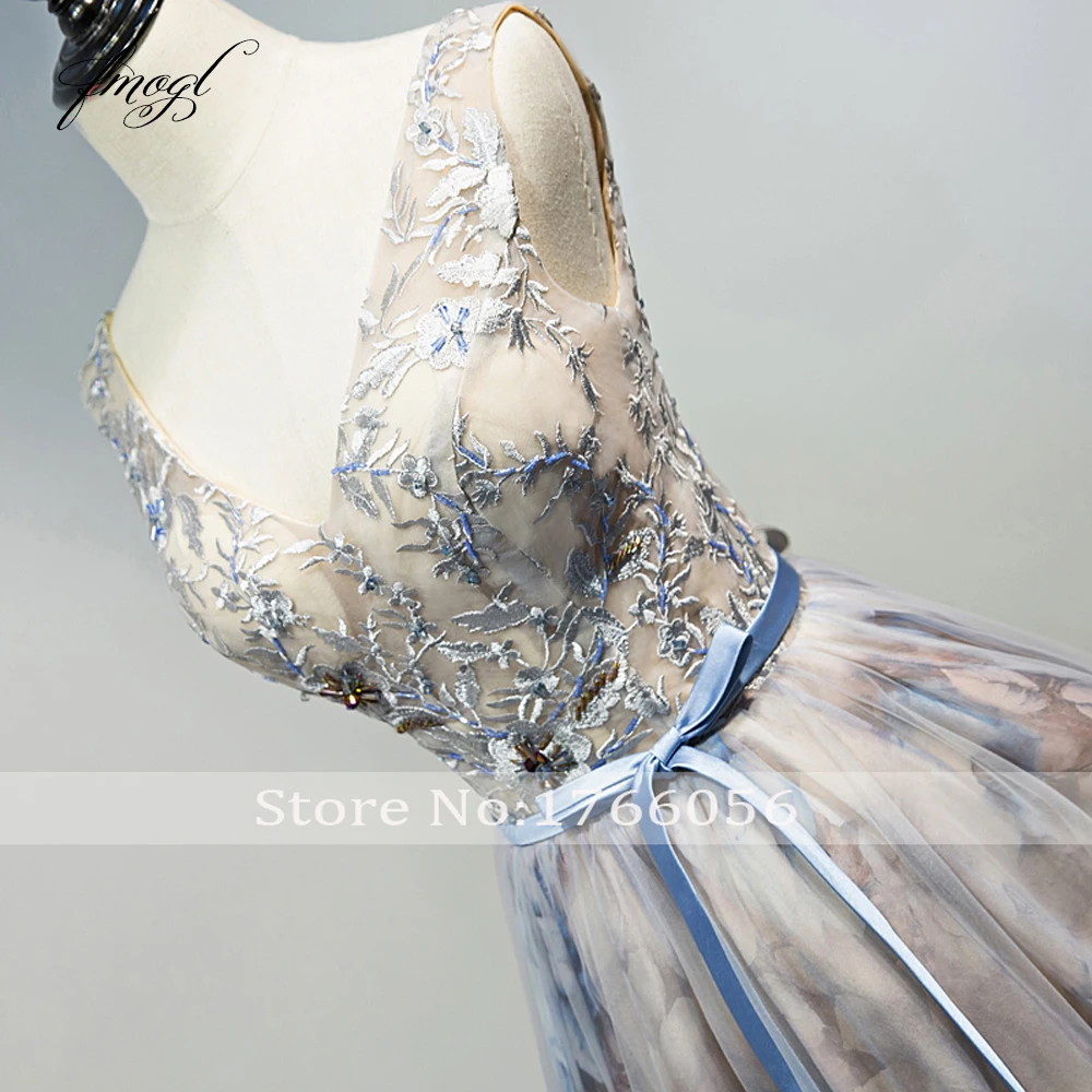 Fmogl Sexy Backless Bow Knee Length Cocktail Dresses 2019 Beading Embroidery Special Occasion Dress Short For Party | Свадьбы и