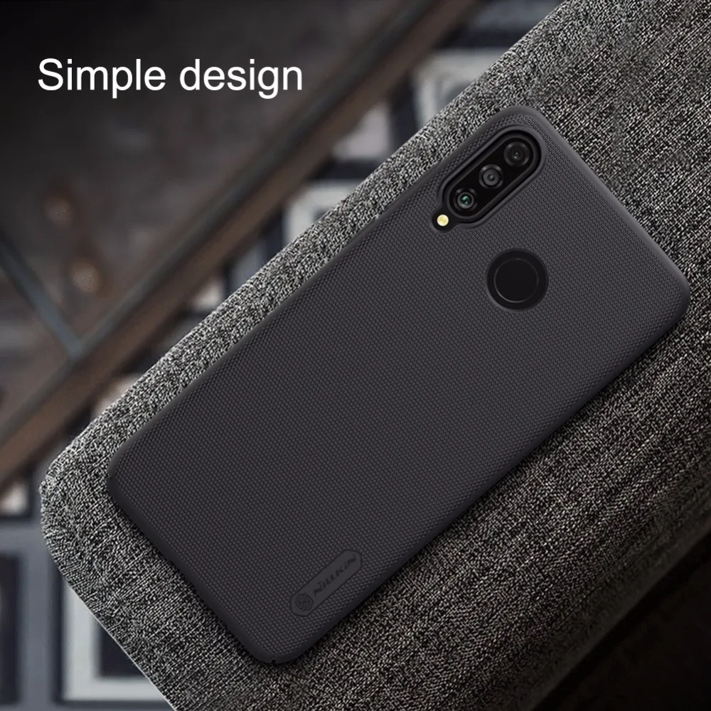 Huawei P30 Lite случае huawei P30 Lite чехол NILLKIN Super Frosted Shield жесткий чехол Подарок телефон владельца