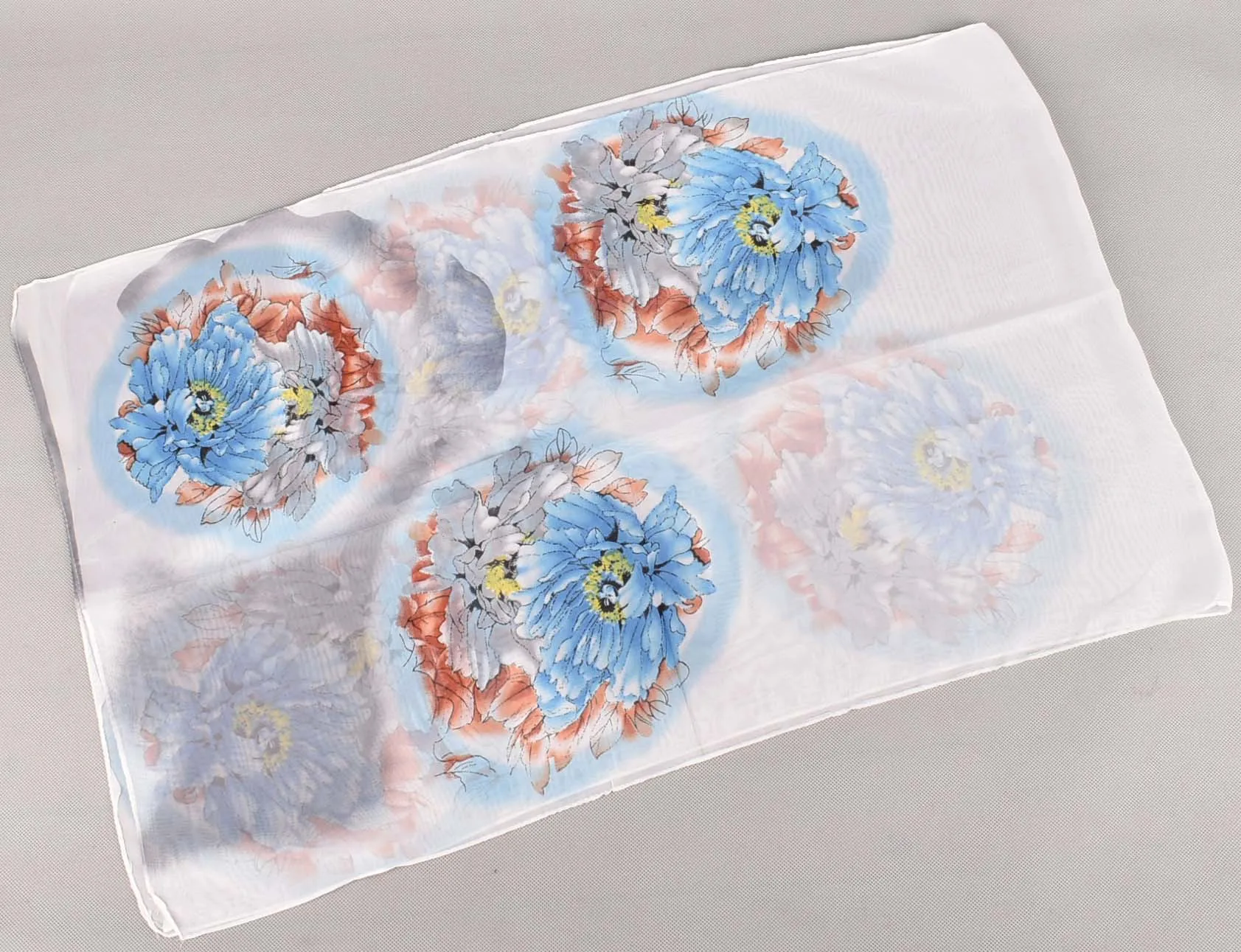 Новое модное розовое кольцо женский шарф дизайн с цветочной стороной