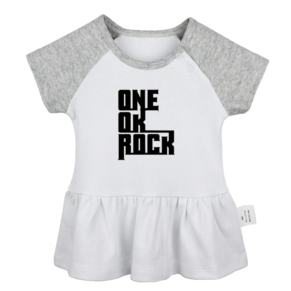 ONE OK ROCK/забавные платья для новорожденных девочек с надписью SWAG symbol THE BLACK EYED PEAS The