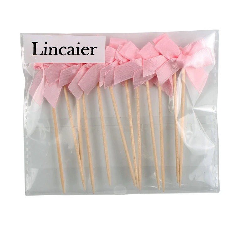 Lincaier 12 шт. ленты лук торт украшения для кексов 1-й День рождения украшения Дети девичник Babyshower мальчик девочка взрослый поставка
