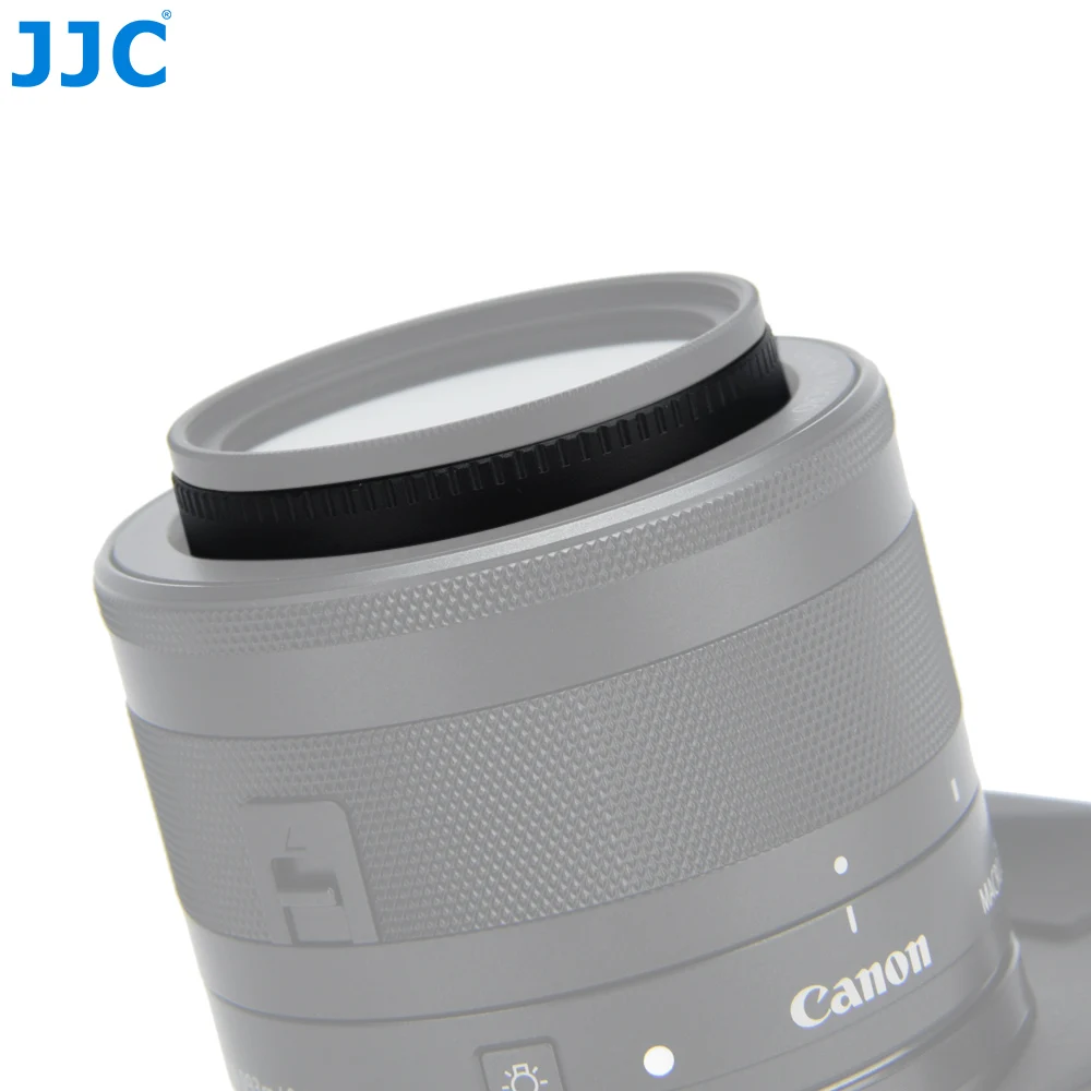 

JJC Camera Metal Lens Hood Shade for Canon EF-M 28mm f/3.5 Macro Lens on Canon EOS M200 M100 M50 M10 M6 Mark II M5 Replace ES-22