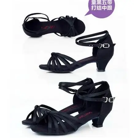 Женские туфли для латиноамериканских танцев с квадратным каблуком сальсы и