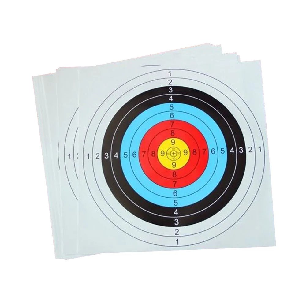 10 шт./лот тренировочный лук для стрельбы стрелы бумага профессионального из лука