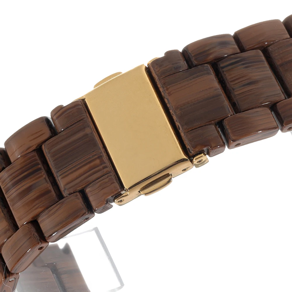 

Immitation Ceramic Watchband for iWatch Apple Watch 38mm 40mm 42mm 44mm Series 1 2 3 4 5 6 SE Resin Band Wrist Strap Bracelet