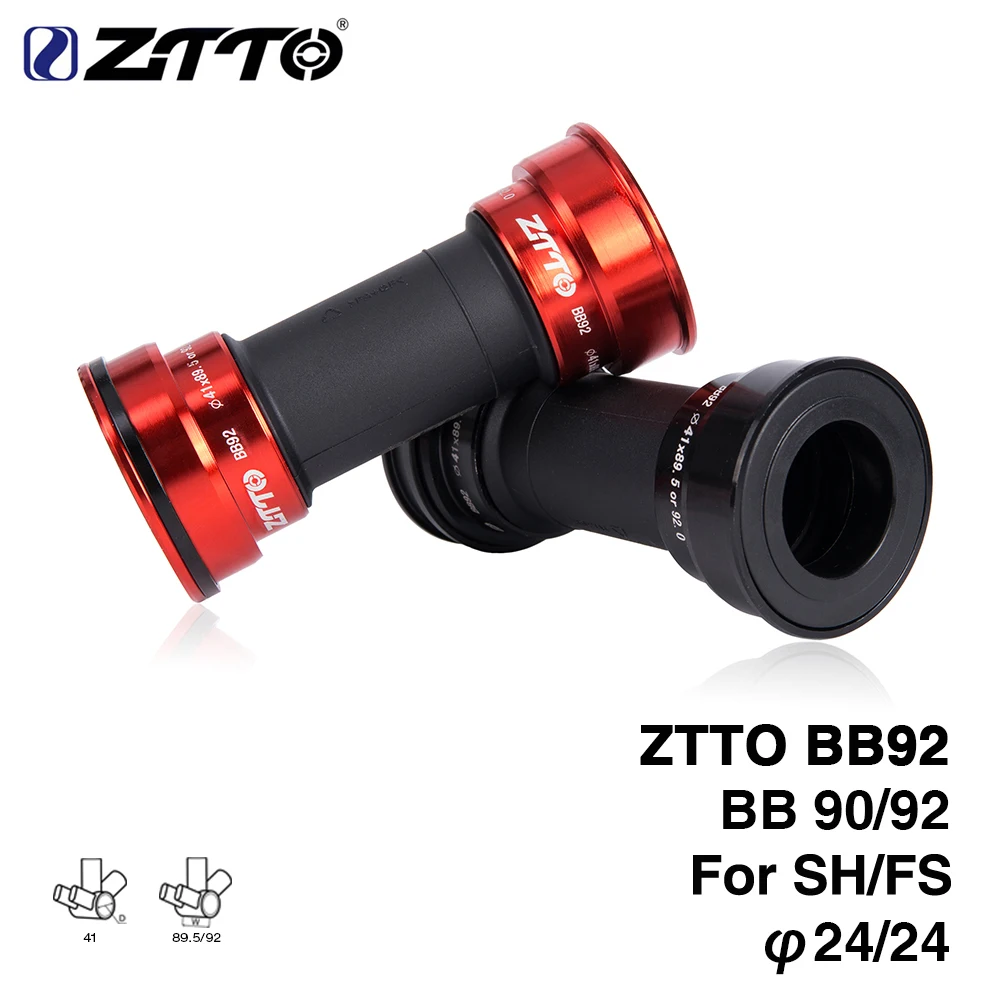 ZTTO BB92 BB90 BB86 MTB дорожный горный велосипед fiets пресс подходит Bodem Beugels voor Onderdelen Prowheel 24