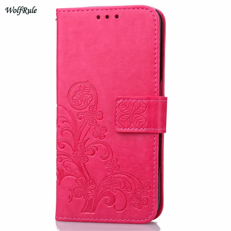 Pink WolfRule для крышки htc U Ultra Чехол Флип PU держатель для карт кошелек чехол Бампер телефон сумка чехол для htc U Ультра чехол Coque 5,7'' - Цвет: Pink