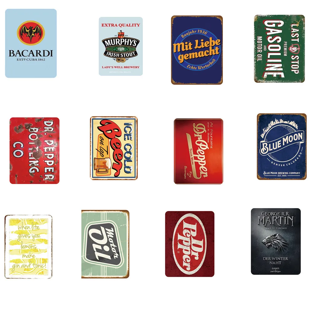 Девиза предупреждение рекламный щит знак логотип табличка винтажная