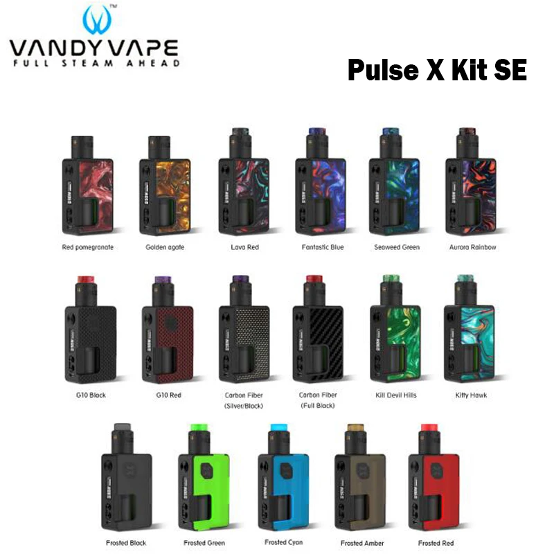 Vandy Vape Pulse X BF Kit SE Box Mod 90 Вт с Squonk Bottle 8 мл RDA Tank вейп комплект электронной
